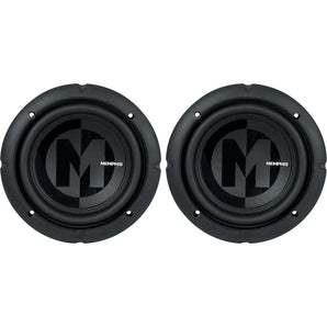 (2) Memphis Audio PRX624 6.5" Car Subwoofers 300w Subs Selectable 2 or 4 ohm