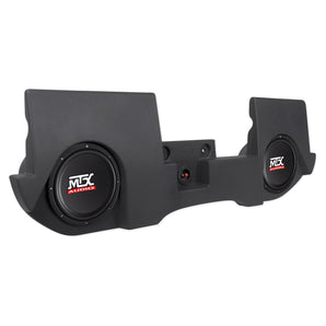 Dual 10" MTX Powered Subwoofers+Enclosure Box For 02-16 Dodge Ram Quad/Crew Cab