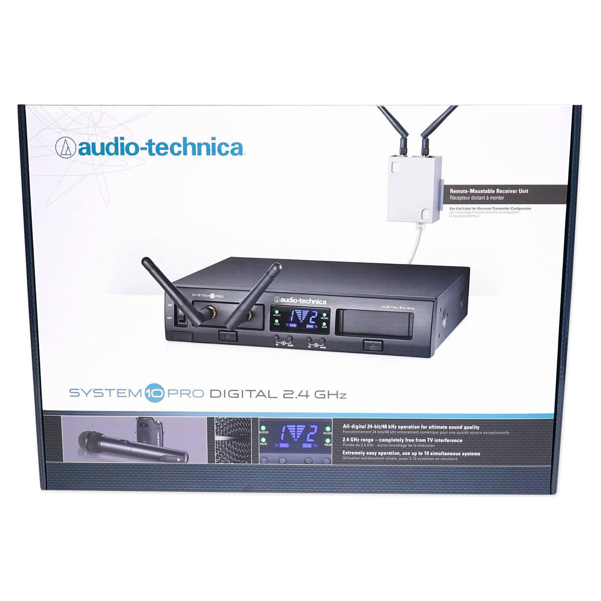 Audio Technica ATW-1312/L System 10 PRO Wireless Handheld+Lavalier Microphone