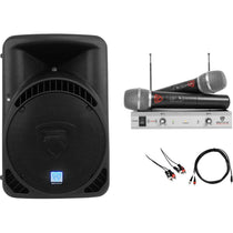 Rockville Powered 15" iphone/ipad/Android/Laptop/T.V. Karaoke Machine/System