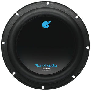 New Planet Audio AC8D 8" 1200w Dual 4-OHM Car Subwoofer, Poly Injection Cone Sub