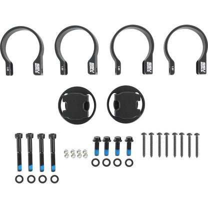 8" Speaker Swivel Cage Pods w/ 1.75" Clamps