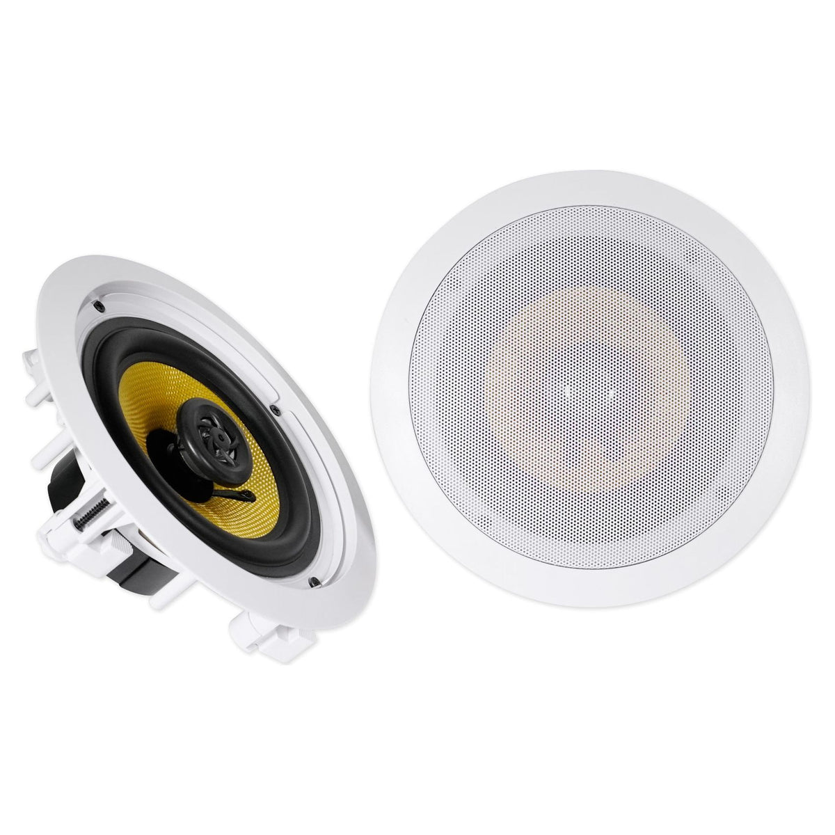 H12X500UBT 6-Zone Receiver + (12) 6.5 In Ceiling Speakers With Red LED