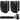 Rockville Commercial Restaurant Amp+2) Black 6.5" Wall Speakers+Wall Controller