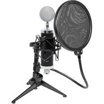 RCM03 Studio Recording Condenser Microphone+Shockmount+Stand+Filter