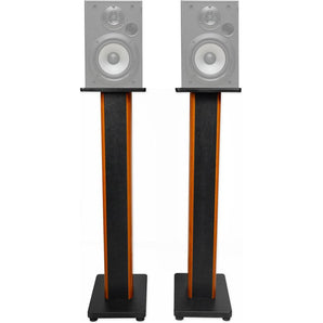 (2) 36" Bookshelf Speaker Stands For Sony SS-B1000 Bookshelf Speakers