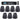 Rockville 6-Zone Commercial Amp+7 Black Pendant Speakers For Restaurant/Bar/Cafe
