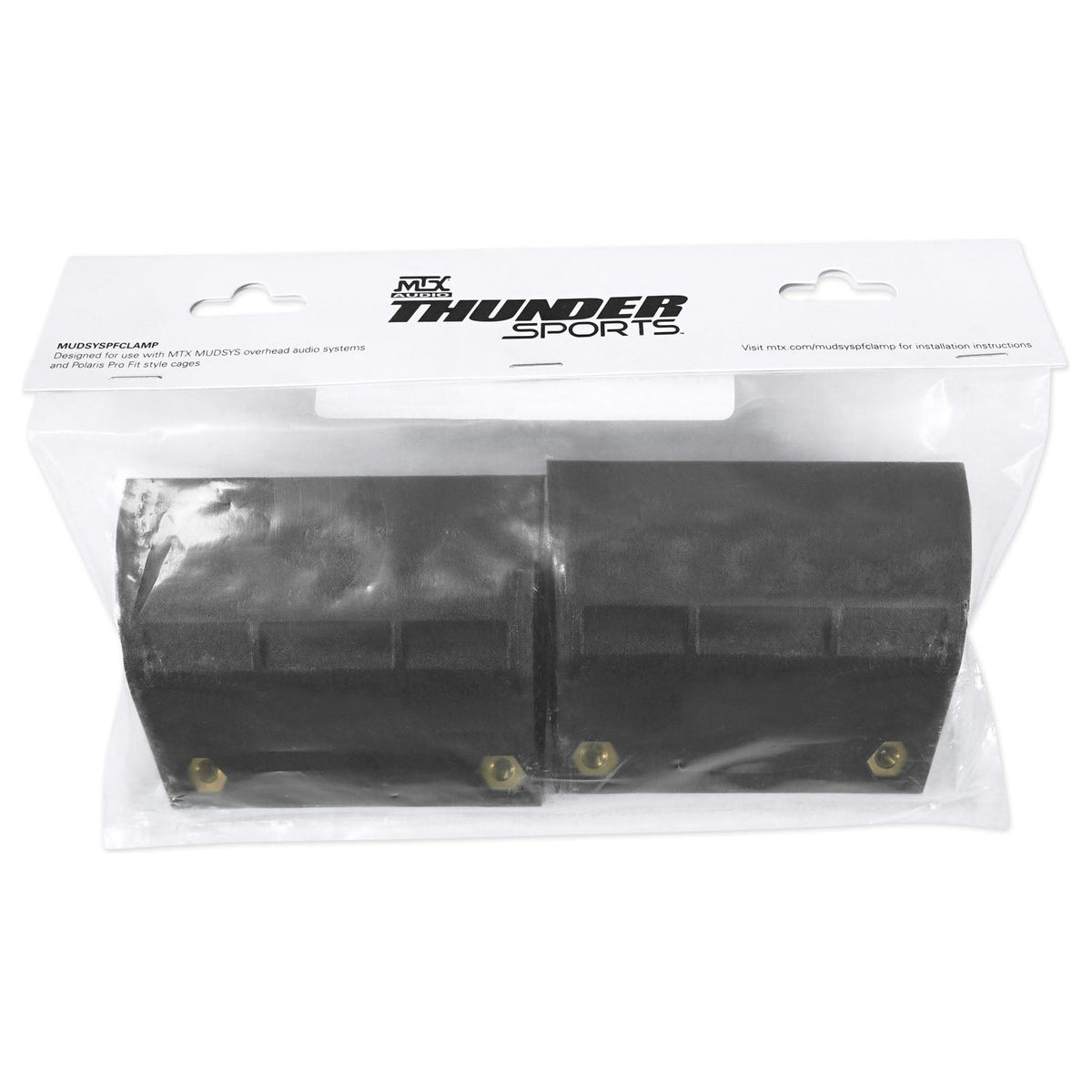 Polaris Ranger/General ProFit Cage Clamps For MUDSYS46/41/31 Soundbar Speakers