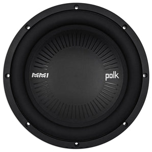 (2) Polk Audio MM1042DVC 10” 2400w Car Audio Subwoofers+ Sealed Sub Box Enclosure