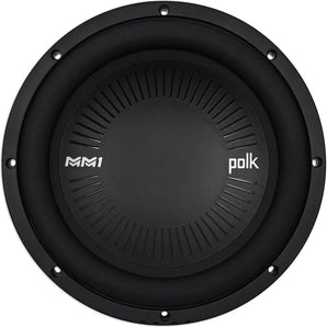 Polk Audio MM1042DVC 10” 1200 Watt Dual 4-Ohm Car/Marine Audio Subwoofer Sub