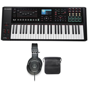 M-Audio CTRL 49 49-Key MIDI Keyboard Controller w/Mackie/HUI Control+Headphones