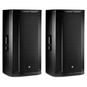 (2) JBL SRX835P 15" 2000 Watt Powered 3-Way Full-Range DJ PA Speakers w/DSP