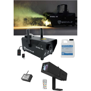 Chauvet Freedom Gobo IP Wireless Rechargeable Gobo Projector+Transmitter+Fogger