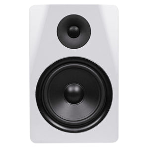 (2) Rockville DPM8W Dual Powered 8" 600w Active Recording Studio Monitors+Pads