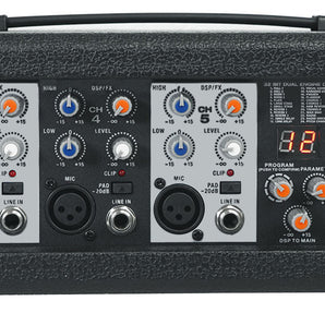 Rockville RPM47 1800w Powered 5 Channel Mixer/Amplifier Bluetooth/USB Interface