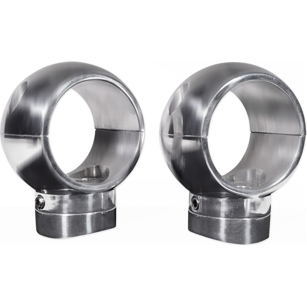 MAC65S Polished 6.5" Tower Speaker Pods 2-Pack + MacSwivelS Clamps Bundle