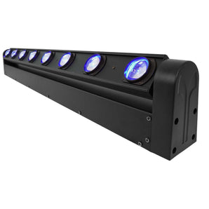 (4) Rockville MOTIONSTRIP Moving Head RGBW Color Strip Wash/Beam Light Bars