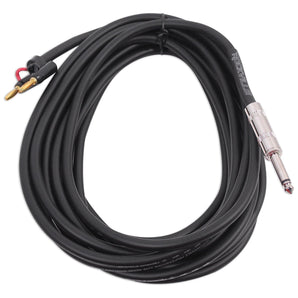 4) Rockville RCXBN20 20 Ft 1/4" to Banana Speaker Cables, 16 Gauge, 100% Copper!