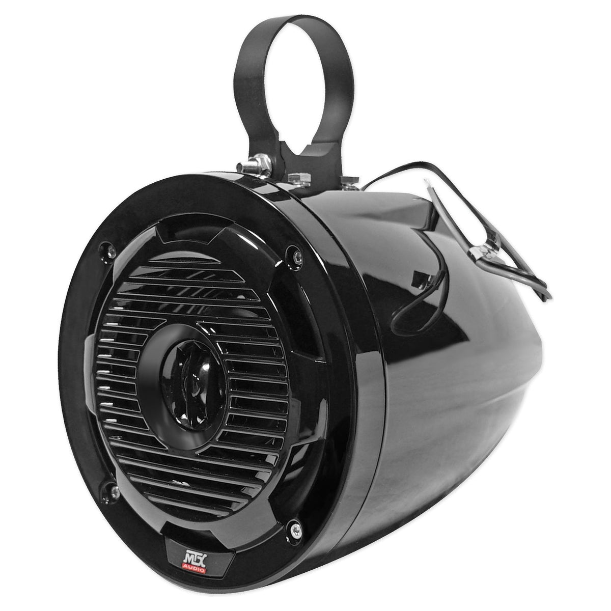 (4) MTX WET65T 6.5" Marine Boat Wakeboard Tower Speakers - Black