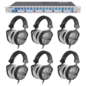 6) Beyerdynamic DT-990-PRO-250 Studio Tracking Headphones+Presonus Headphone Amp
