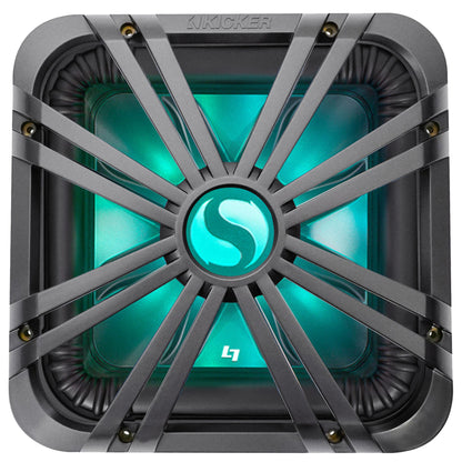 L7S124 12" Solo-Baric Subwoofer + Charcoal LED Grille