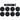 Rockville Commercial Amp+(8) 5.25" 2-Way Black Ceiling Speakers 4 Hotel/Office
