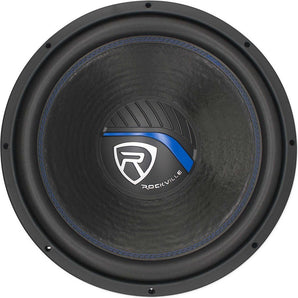 (2) Rockville K5 W15K5S4 15" 2000 Watt 4 Ohm Car Audio Subwoofers CEA Rated Subs