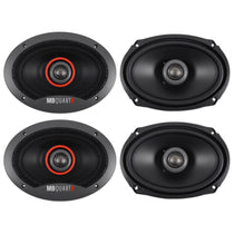 (4) FKB169 6x9" 300 Watt Car Stereo Coaxial Speakers