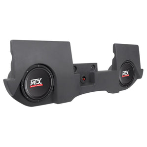 Dual 10" MTX Subwoofers+Sealed Enclosure Box For 2002-16 Dodge Ram Quad/Crew Cab