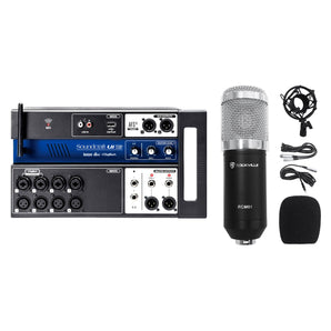Soundcraft Ui12 12 Input Digital Mixer w/Wifi+App Control+Recording+Microphone
