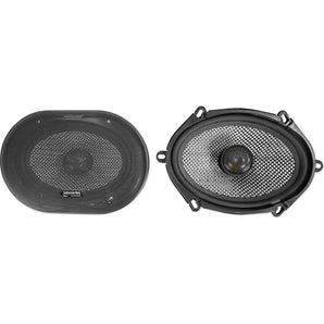 Pair American Bass SQ 5.7 5x7"/6x8" 75w RMS Car Speakers w/Swivel Neo Tweeters