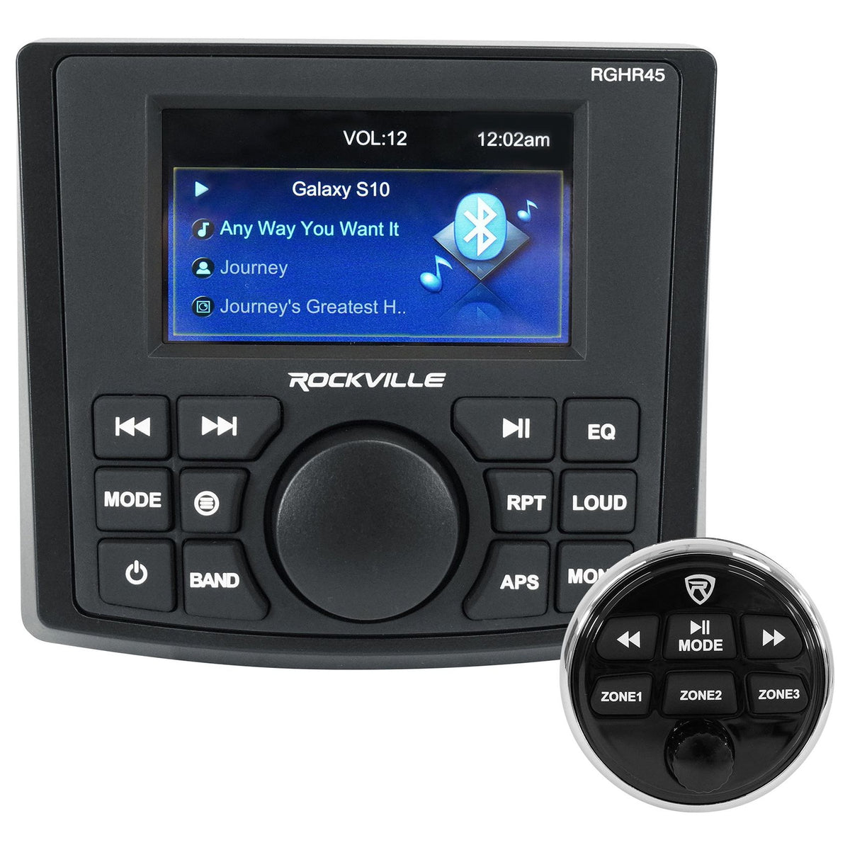 RGHR45 Marine Receiver + RWB70B Black Tower Speakers Bundle