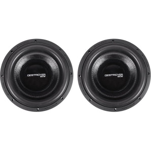 2) Rockville Destroyer 12D2 12" Competition Car Audio Subwoofers USA Voice Coils