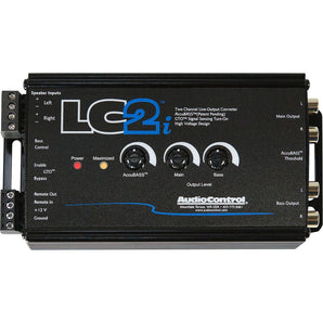 AudioControl LC2i 2 Channel Line Out Hi/Lo Converter+Bass Processor+Remote