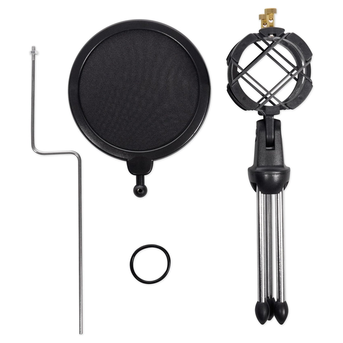 ATM510 Cardioid Dynamic Microphone with Tripod Stand, Pop Filter and XLR Cable