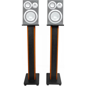 (2) 36" Bookshelf Speaker Stands For Yamaha NS-6490 Bookshelf Speakers
