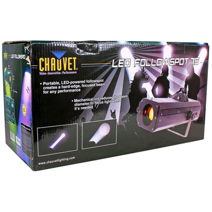 Chauvet DJ LED Followspot 75ST DMX/Manual 7 Color Focused  Light w/ Stand