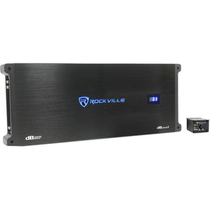 Rockville dBcomp4 Competition Mono Amplifier 3000w RMS Dyno-Certified! Car Audio Amp