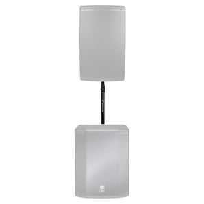 Rockville M20 Threaded Adjustable Subwoofer to Speaker Pole For JBL PRX718XLF