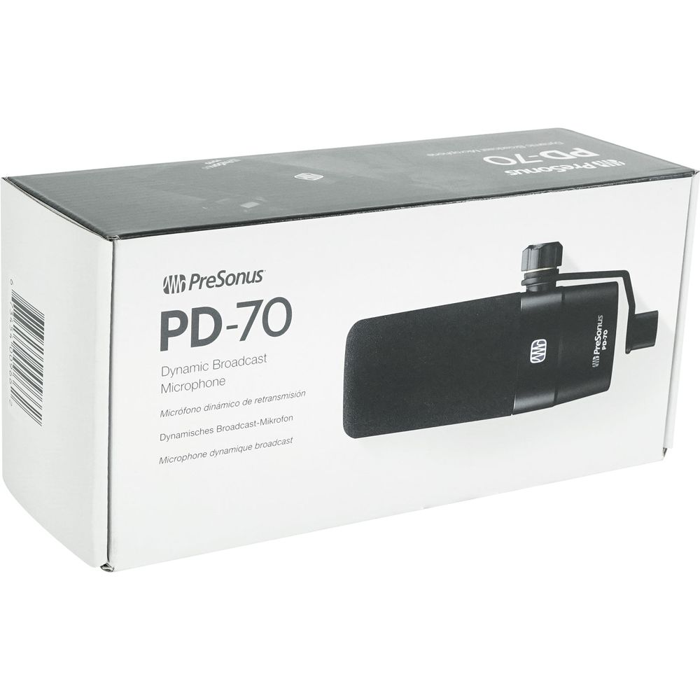 PD-70 Broadcast Microphone with Desktop Stand & Cable