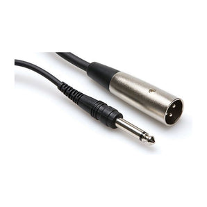 2 Hosa PXM110 1/4" TS To XLR Male10 Foot Unbalanced Audio Cables