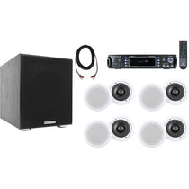 RPA60BT 8-Pack + Rock Shaker 8 Subwoofer Bundle