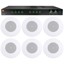 CSMA240 2 x 40W Amplifier + (Qty 6) 8" Ceiling Speaker Package