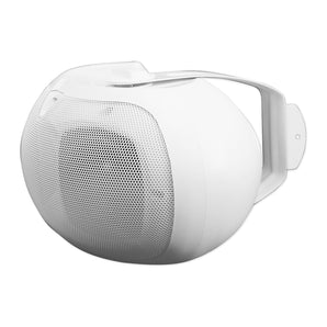 Rockville D4-16 White Dual 4" 16 Ohm Swivel Outdoor Home Patio Speaker