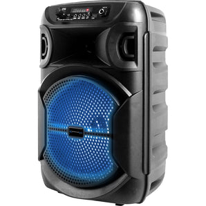 (2) Technical Pro BOOM8 Wireless TWS Portable 8" LED Party Speakers w/Bluetooth