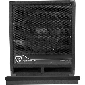Rockville RBG10S Bass Gig 10" 1200w Powered PA Subwoofer DJ/Pro+Acoustic Riser