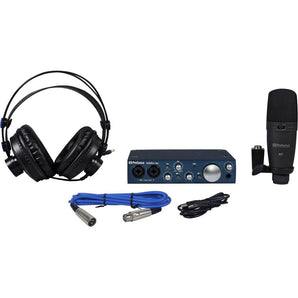 Presonus Audiobox iTwo Studio USB On the Go Podcast Podcasting Recording Bundle
