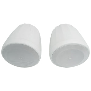 Pair JBL CONTROL 68HP-WH High-Power 70v Commercial 8" White Pendant Speakers