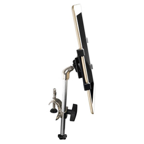 Rockville IPS44 iPad/iPhone/Smartphone/Tablet Mount - Clamps to Any Stand / Desk