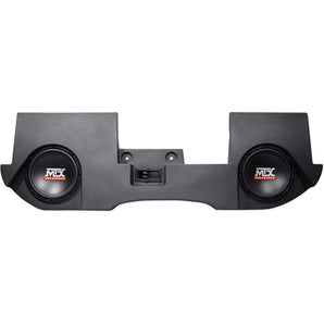 Dual 10" MTX Subwoofers+Box+(4) Speakers+Amp For 2002-16 Dodge Ram Quad/Crew Cab